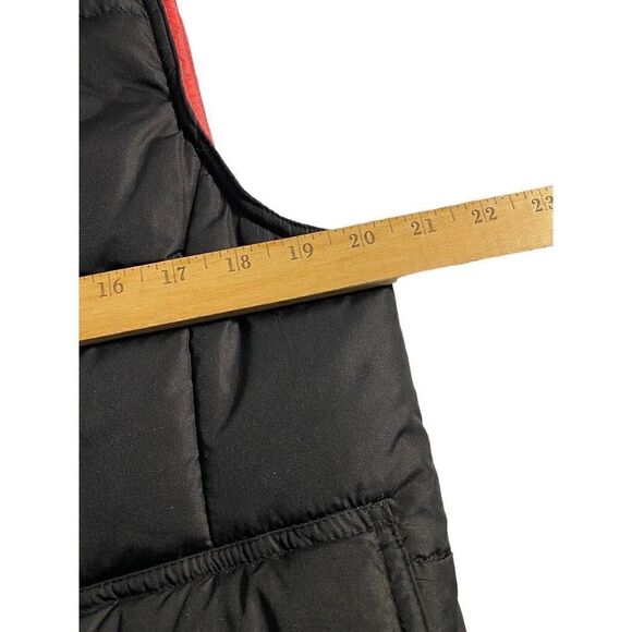 Fuda Black/ pink snap button puffer vest ladies Large - Picture 7 of 9